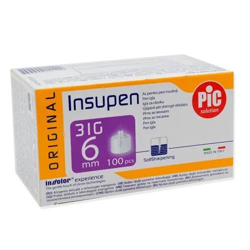 5 Bevel 6mm 31G Sterile Insulin Pen Needles x 100 - Electrical Health and Diagnostic