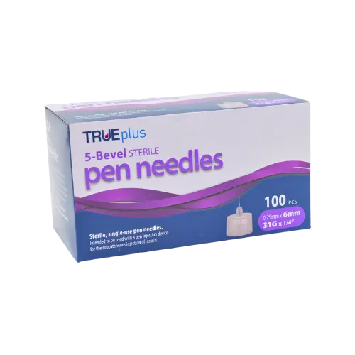 5 Bevel 6mm 31G Sterile Insulin Pen Needles x 100
