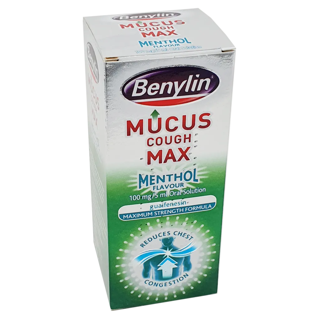 Benylin Mucus Cough Max Menthol 150ml - Cold and Flu