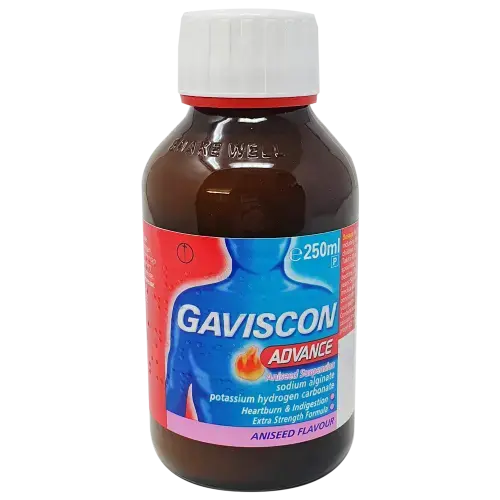 Gaviscon Advance Liquid Aniseed Flavour 250ml - Indigestion