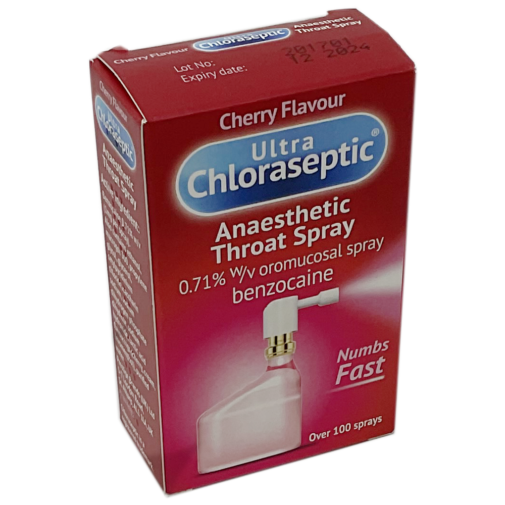 Ultra Chloraseptic Cherry Anaesthetic Flavour Throat Spray - Ear, Nose & Throat