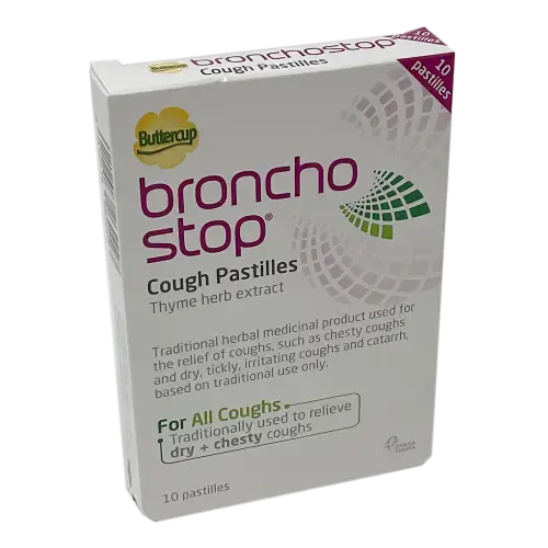 Buttercup Broncho Stop Cough Pastilles -10 Pastilles - Cold and Flu