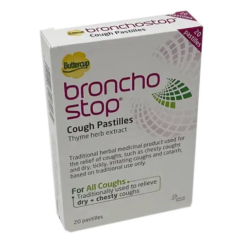 Buttercup Broncho Stop Cough Pastilles - 20 Pastilles - Cold and Flu