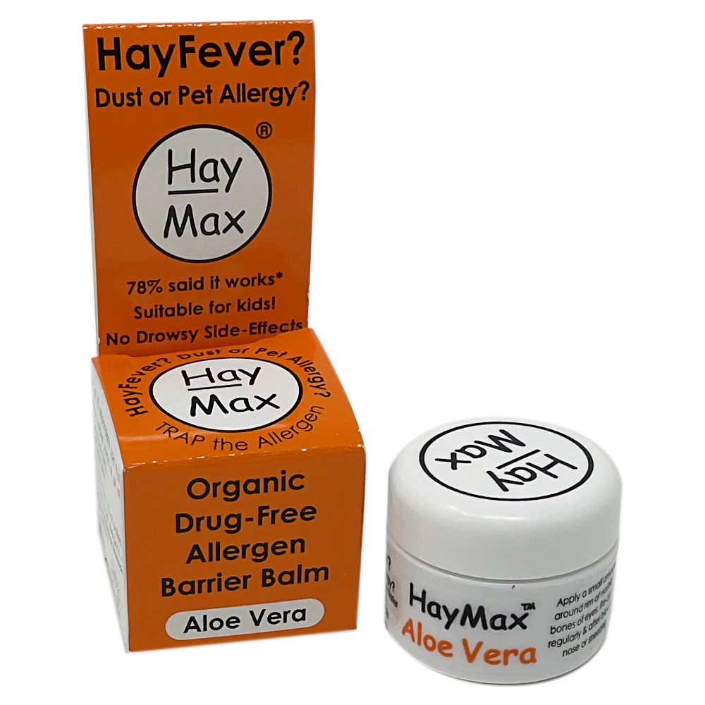 Haymax Aloe Vera Organic Pollen Balm For Hayfever 5ml - Skin Care