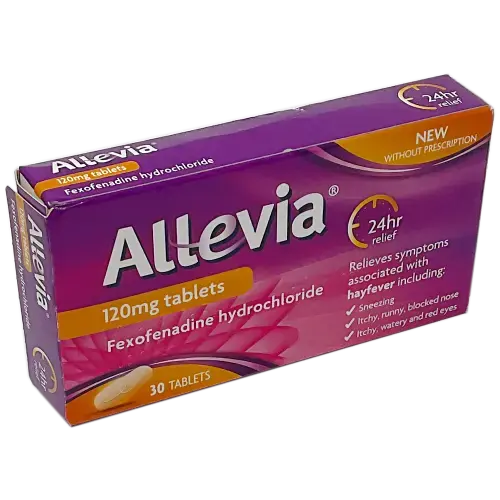 Allevia 120mg tablets - 30 Tablets - Allergy and OTC Hay Fever