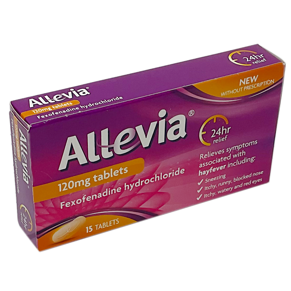 Allevia 120mg tablets - 15 Tablets - Allergy and OTC Hay Fever