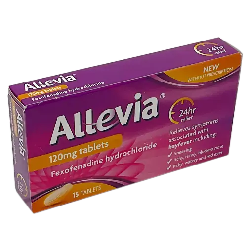 Allevia 120mg tablets - 15 Tablets - Allergy and OTC Hay Fever