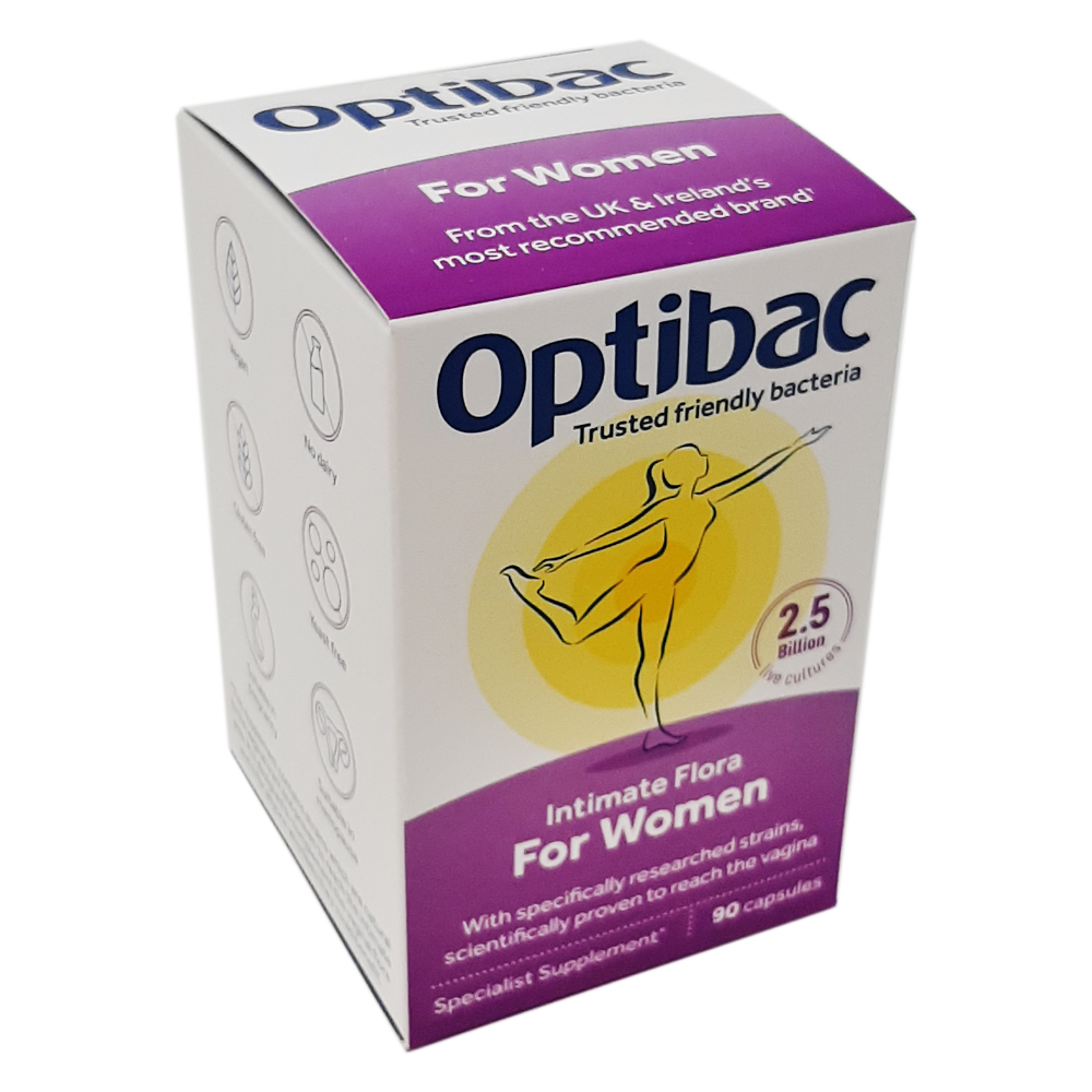 Optibac Intimate Flora For Women 90 Capsules - Thrush OTC