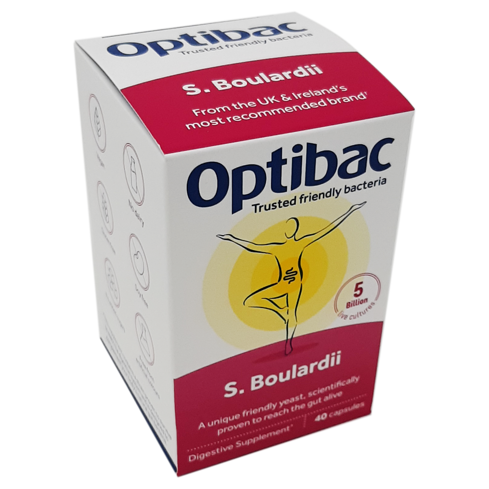 Optibac S.Boulardii 40 Capsules - Diarrhoea