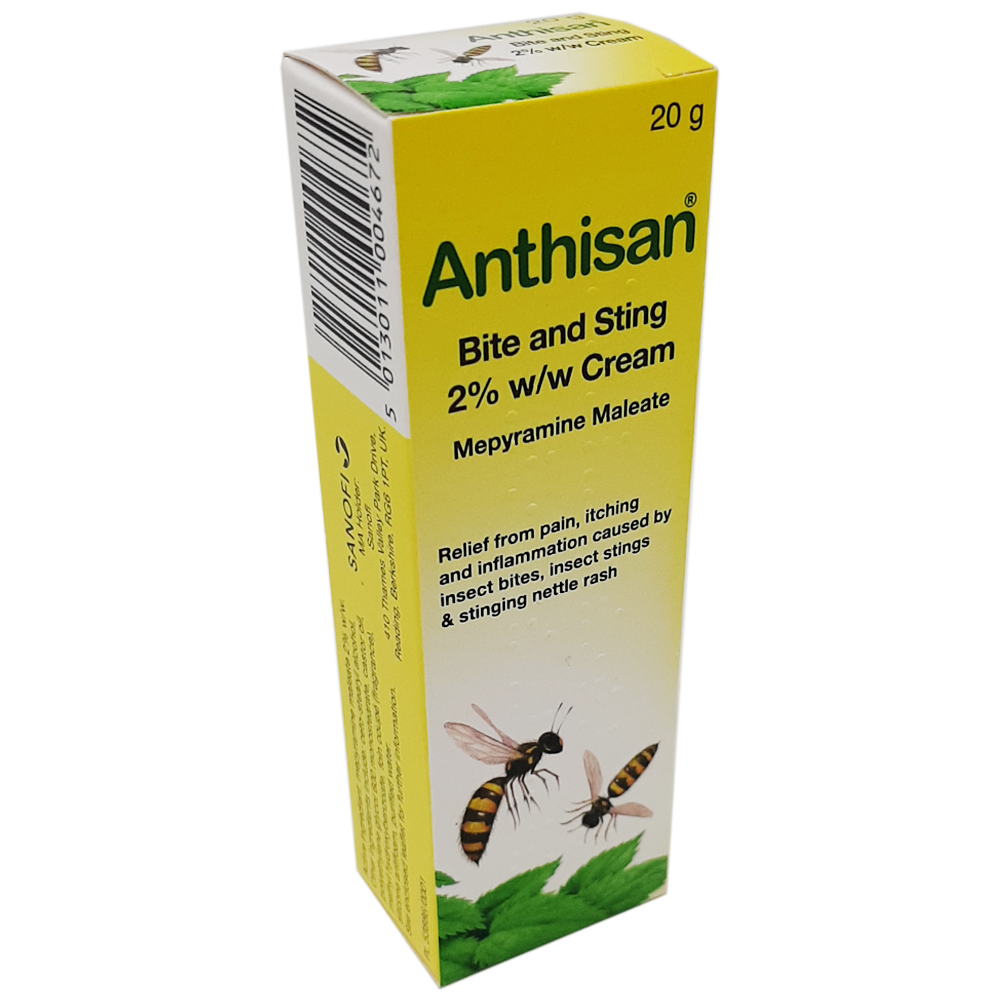 Anthisan Bite and Sting Cream 20g - Creams and Ointments