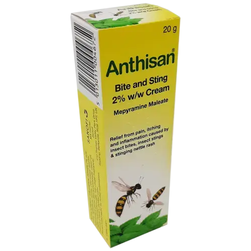 Anthisan Bite and Sting Cream 20g - Allergy and OTC Hay Fever