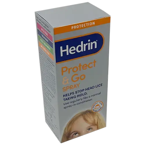 Hedrin Protect & Go Spray 120ml - Head Lice