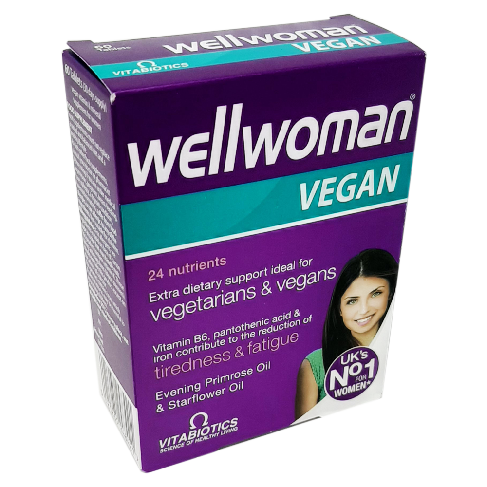 Wellwoman Vegan Tablets (Vitabiotics) - 60 Tablets - Vegan