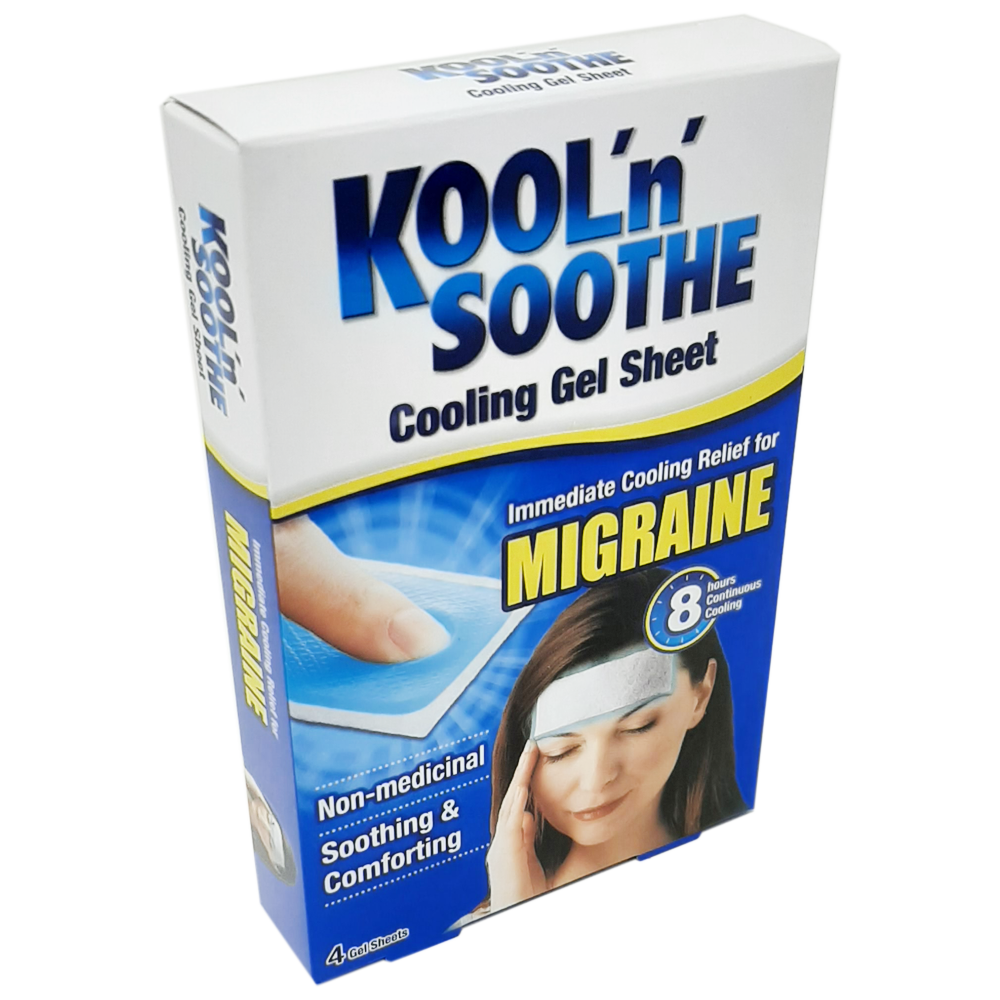 Kool'n'Soothe Migraine 4 Pack - Pain Relief
