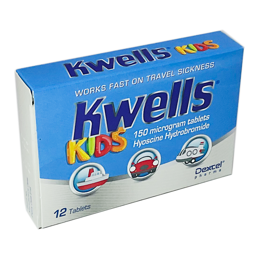 Kwells Kids Travel Sickness Tablets x12 - Foot Care