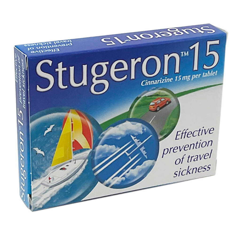 Stugeron 15 Tablets - Sickness and Nausea