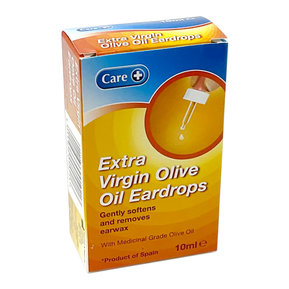 Care Extra Virgin Olive Oil Eardrops 10ml - Ear, Nose & Throat