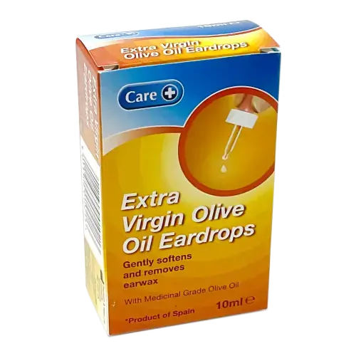 Care Extra Virgin Olive Oil Eardrops 10ml - Ear, Nose & Throat