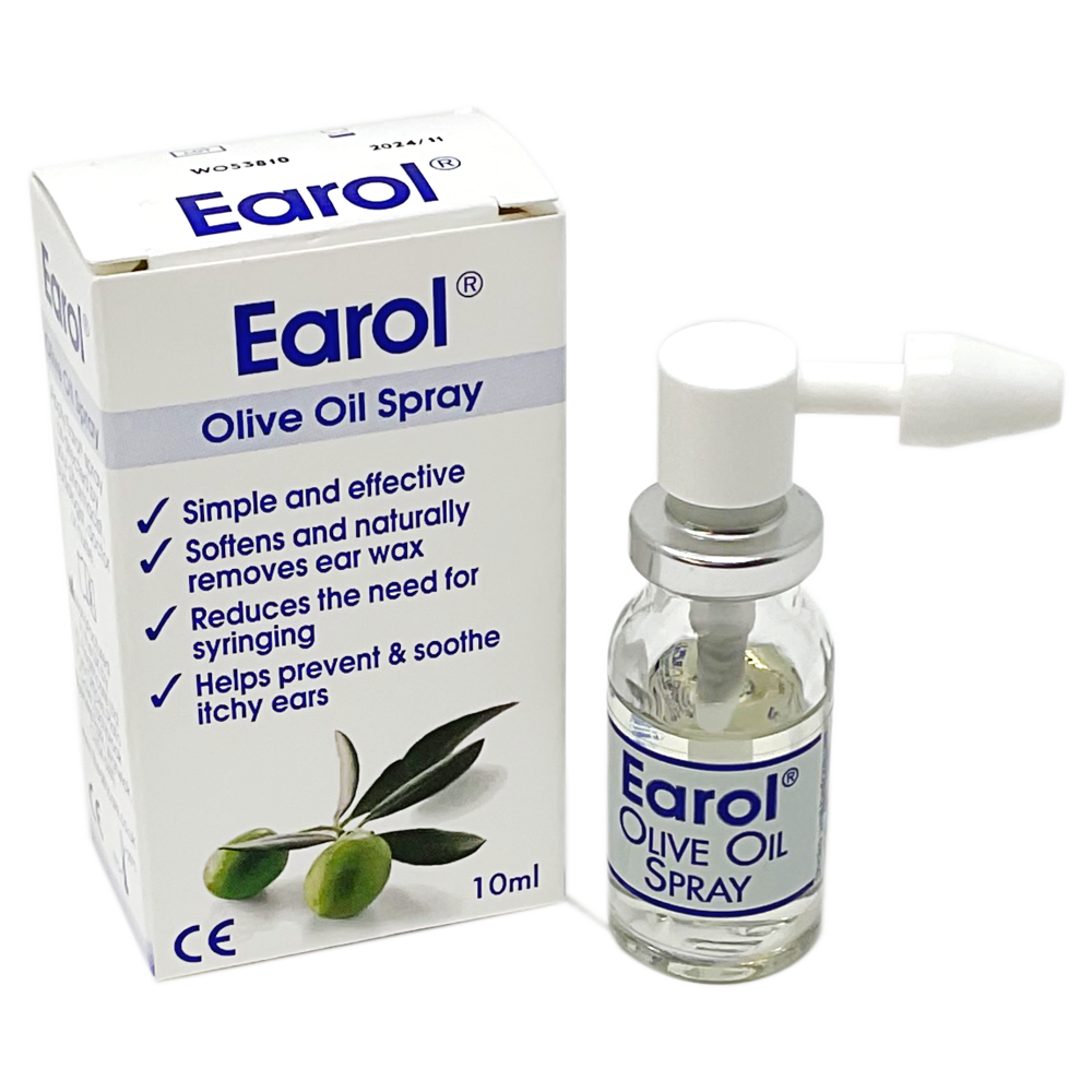 Earol Olive Oil Spray 10ml - Ear, Nose & Throat