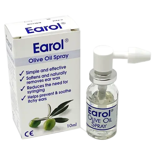 Earol Olive Oil Spray 10ml - Ear, Nose & Throat