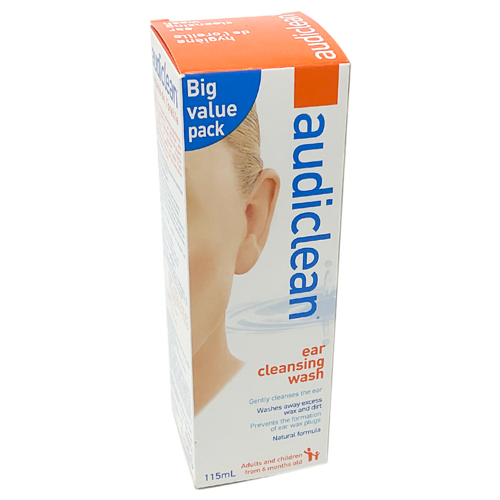 Audiclean Ear Cleansing Wash 115ml - Ear, Nose & Throat