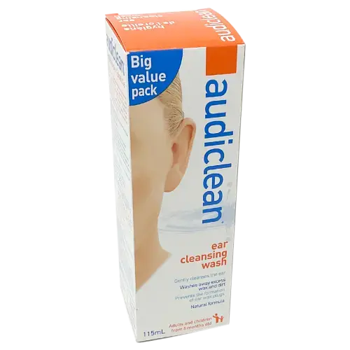 Audiclean Ear Cleansing Wash 115ml - Ear, Nose & Throat