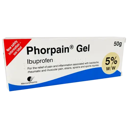 Ibuprofen Gel 5% 50g - Pain Relief