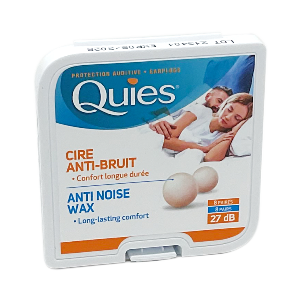 Quies Anti Noise Wax Earplugs 8 pairs - Ear, Nose & Throat