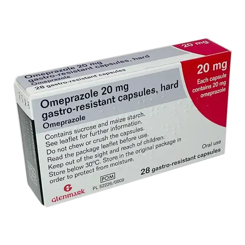 Omeprazole 20mg Capsules - Acid Reflux
