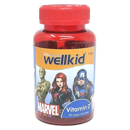 Wellkid Marvel Vitamin D Soft Gummies (Vitabiotics) - 50 Gummies