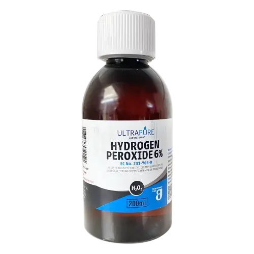 Hydrogen Peroxide Solution 6% 200Ml