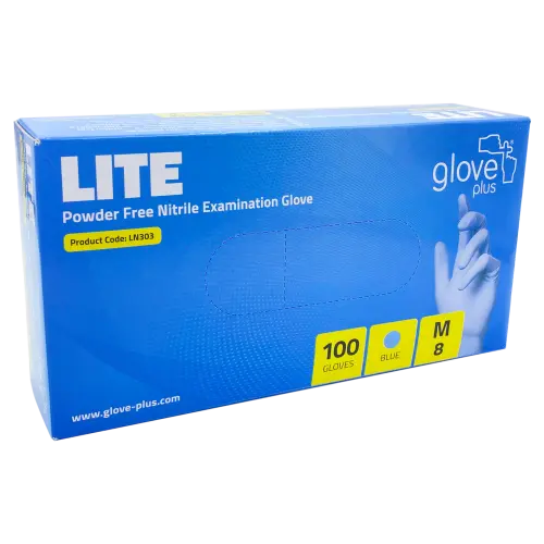 Glove Plus Lite Powder Free Nitrile Medium
