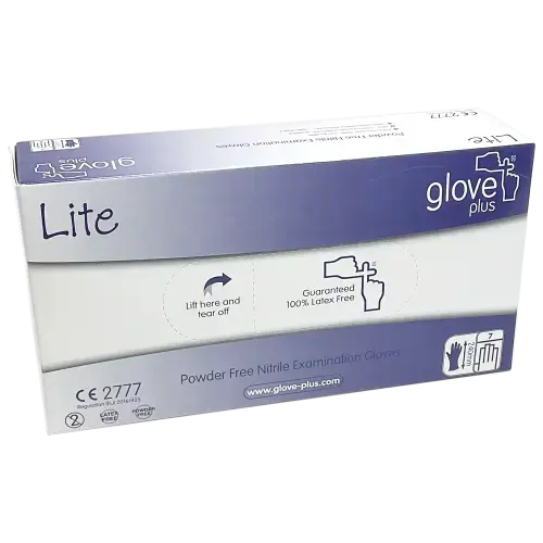 Glove Plus Lite Powder Free Nitrile LARGE - PPE - Personal Protective Equipment