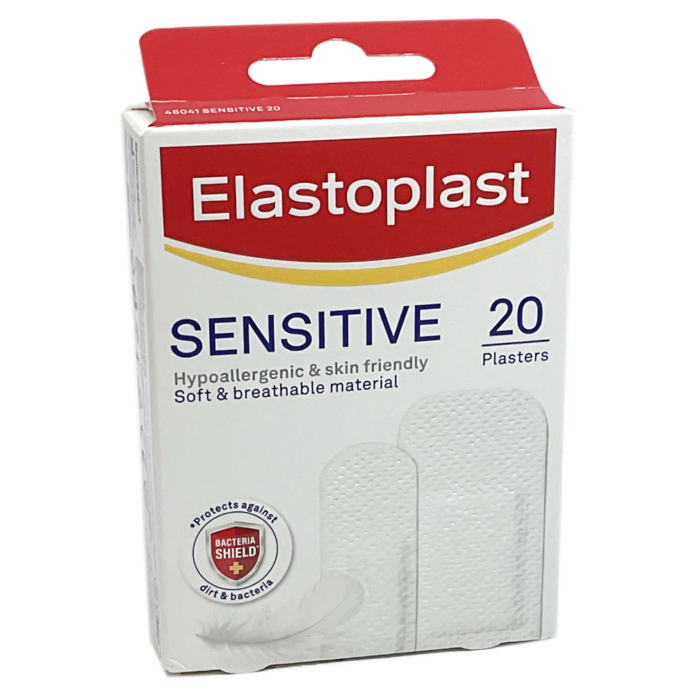 Elastoplast Sensitive Plasters x20 - First Aid