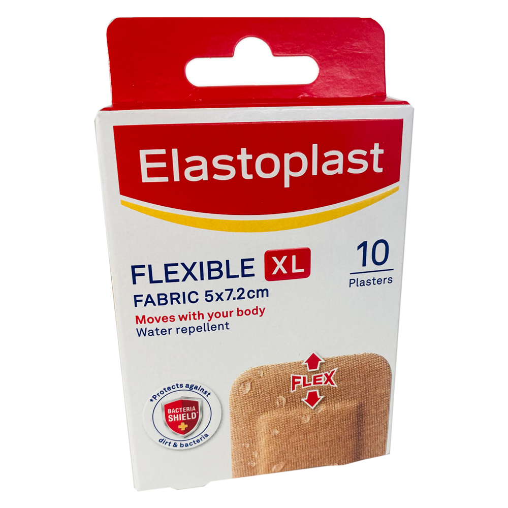 Elastoplast Flexible XL Fabric Plasters x10 - Travel