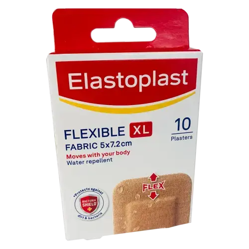 Elastoplast Flexible XL Fabric Plasters x10 - Travel