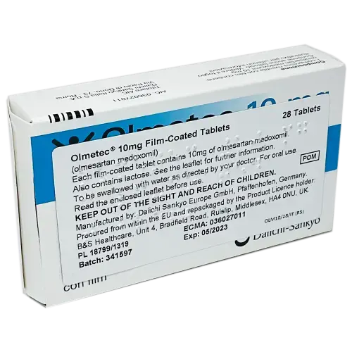 Olmetec Tablets (Olmesartan) - High Blood Pressure