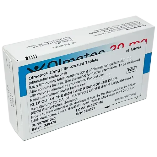Olmetec Tablets (Olmesartan) - High Blood Pressure