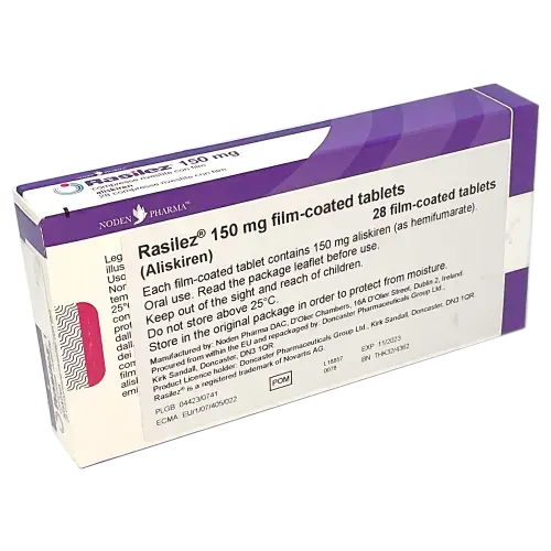 Rasilez Tablets  (Aliskiren) - High Blood Pressure