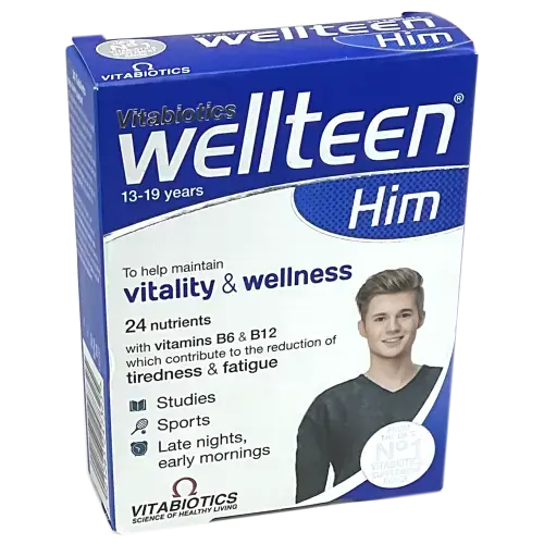 Wellteen Him Tablets (Vitabiotics)- 30 Tablets - Vitamins and Supplements