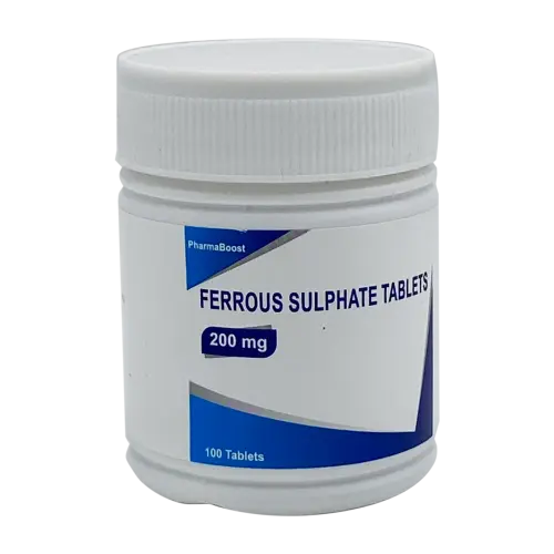 Ferrous Sulfate 200mg Tablets - 100 Tablets - Vitamins and Supplements