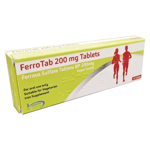 Ferrous Sulfate 200mg Tablets - 28 Tablets - Vitamins and Supplements