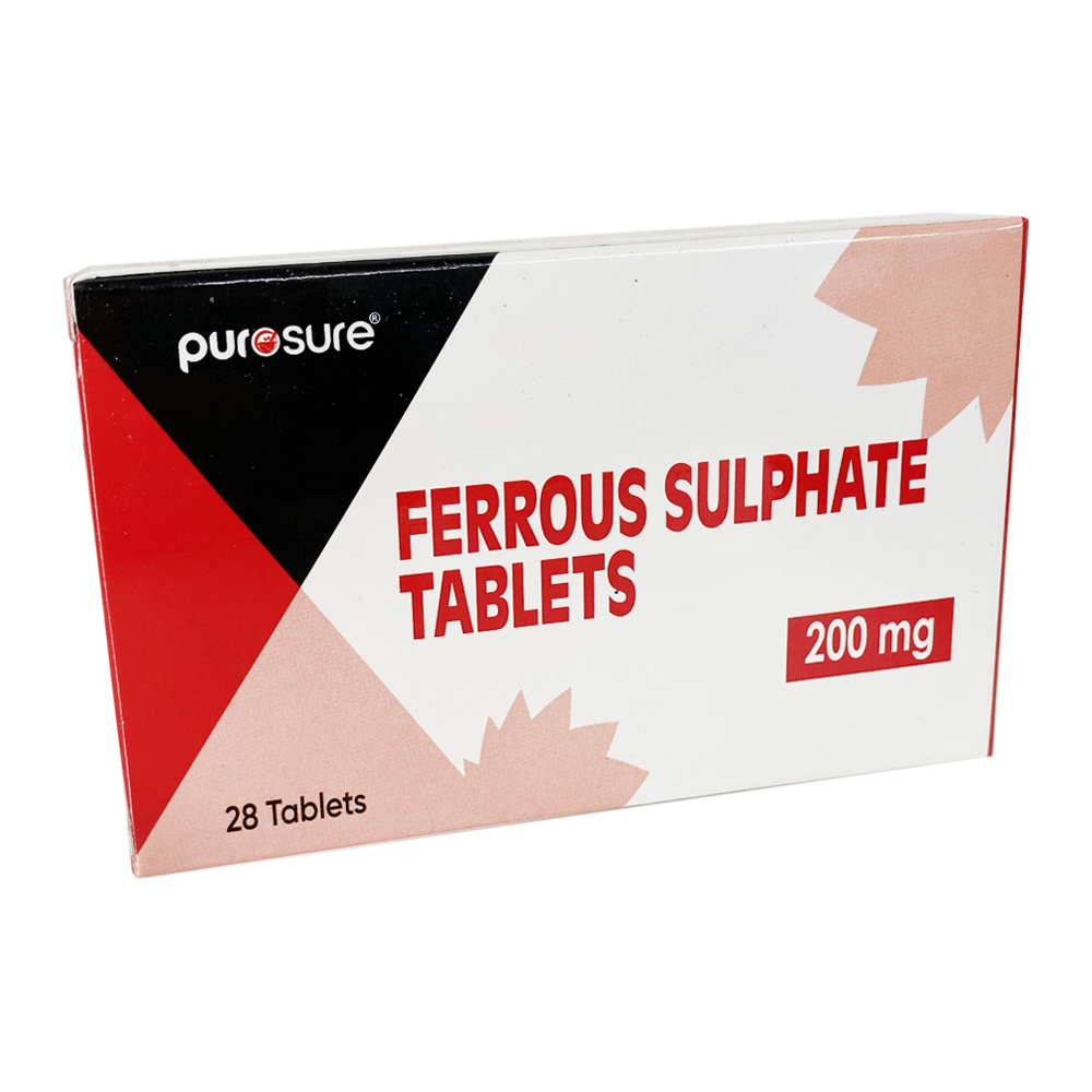 Ferrous Sulfate 200mg Tablets - 28 Tablets - Vitamins and Supplements