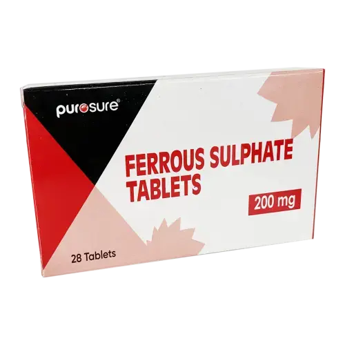 Ferrous Sulfate 200mg Tablets - 28 Tablets - Vitamins and Supplements