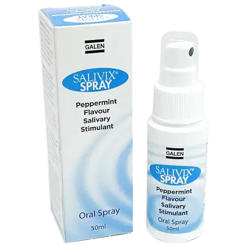 Salivix Saliva Stimulant Spray Peppermint 50ml - Oral Health