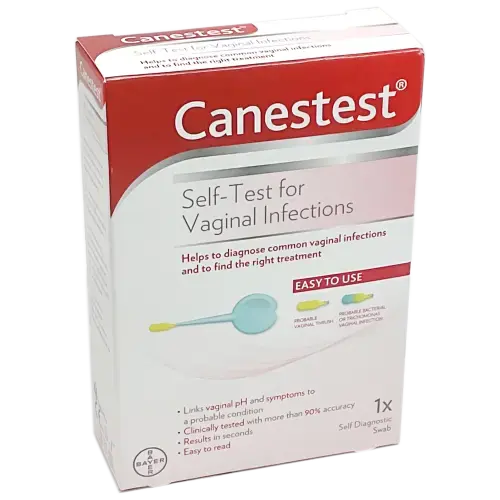 Canestest Self Test For Vaginal Infections - 1 Swab - Electrical Health and Diagnostic
