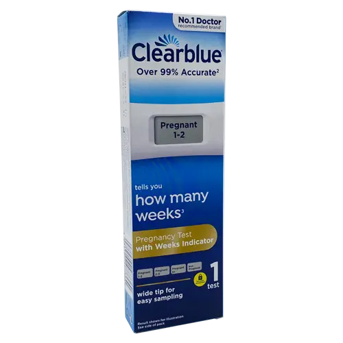 Clearblue Digital Pregnancy Test With Weeks Indicator Single Pack