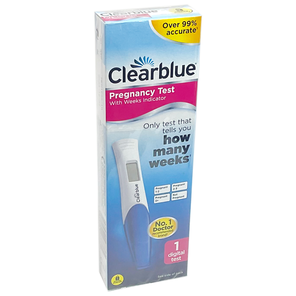 Clearblue Digital Pregnancy Test With Weeks Indicator Single Pack - Women's Health