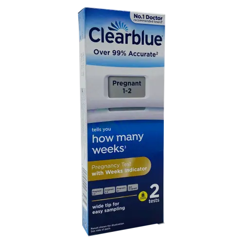 Clearblue Digital Pregnancy Test With Weeks Indicator Twin Pack