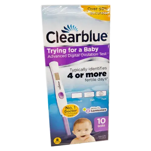 Clearblue Digital Ovulation Test - 10 Tests - Electrical Health and Diagnostic